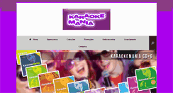Desktop Screenshot of karaokemania.pt