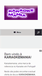 Mobile Screenshot of karaokemania.pt