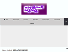 Tablet Screenshot of karaokemania.pt