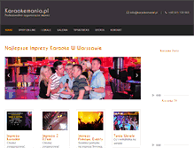 Tablet Screenshot of karaokemania.pl